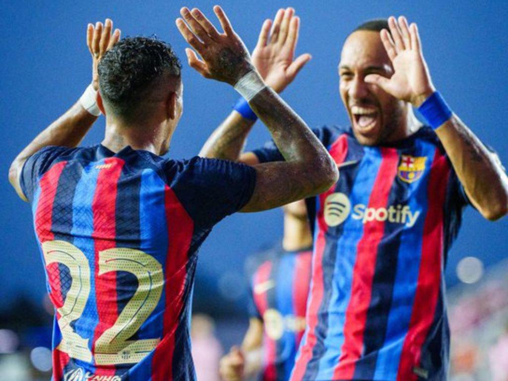 El Barcelona arolló  6-0 al Inter Miami en el primer partido de su gira por Estados Unidos