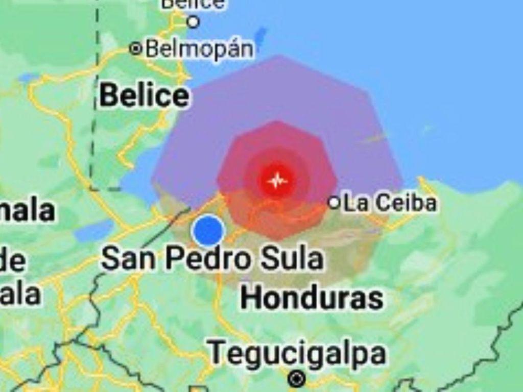 Sismo de 5.0 grados sacude la zona norte de Honduras