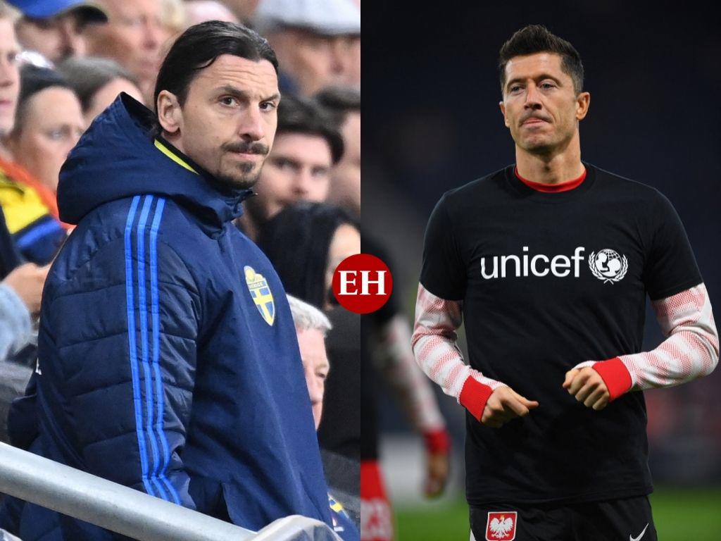 Zlatan Ibrahimovic o Robert Lewandowski, solo uno irá a Qatar