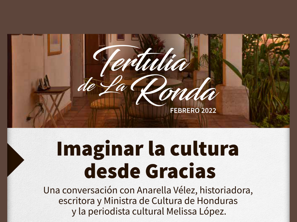 Realizarán conversatorio “Imaginar la cultura desde Gracias”