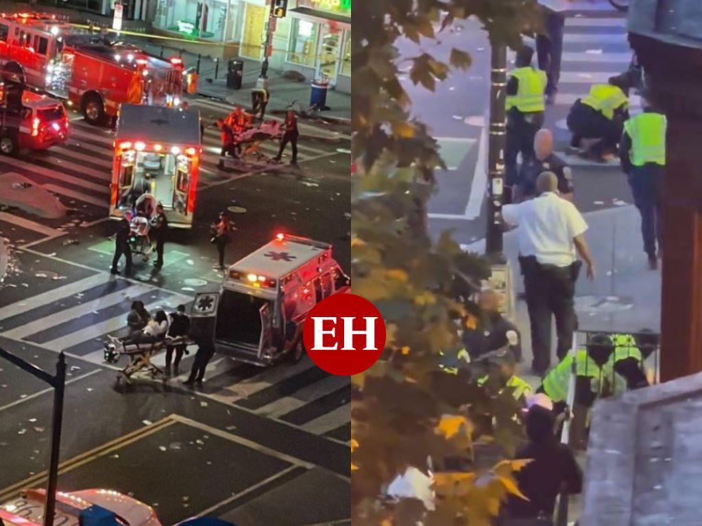 Tiroteo en Washington genera estampida y deja varios heridos