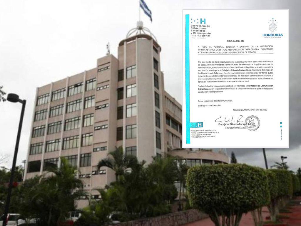 Prohiben a funcionarios de Cancillería brindar declaraciones a la prensa