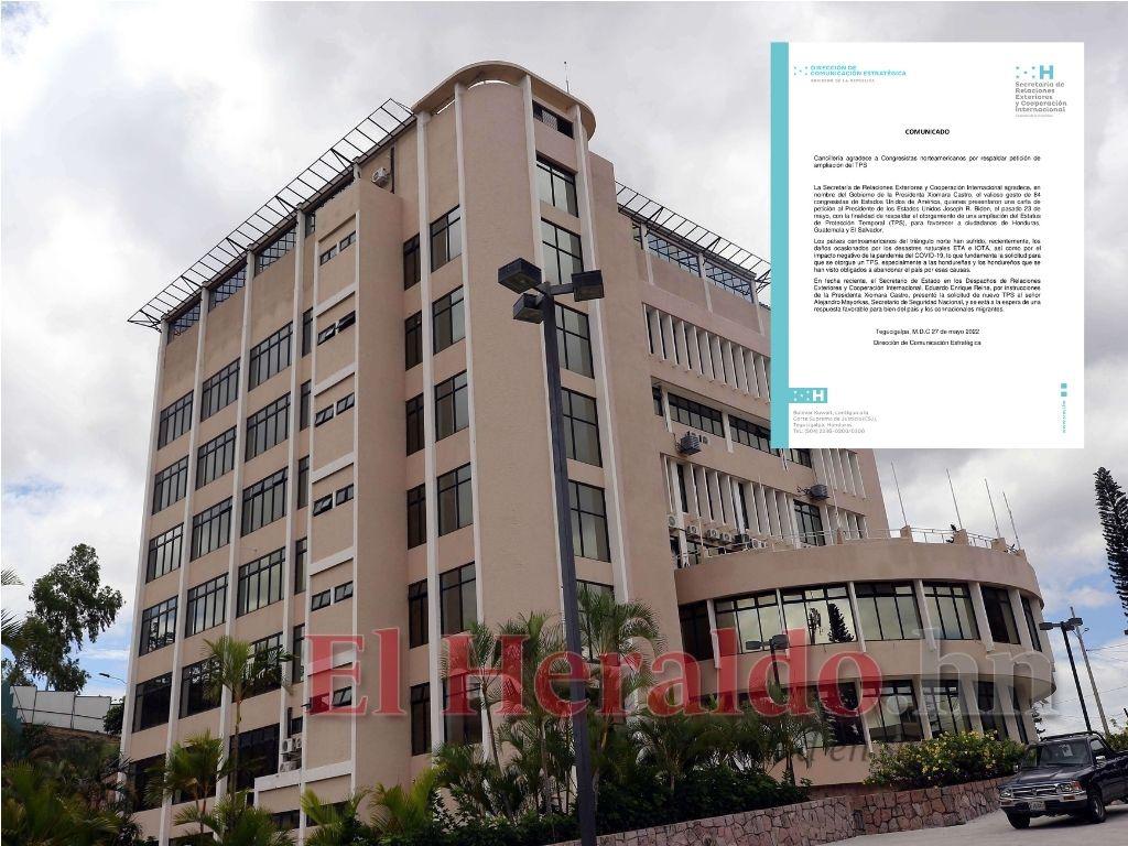 Honduras agradece a congresistas de EEUU por respaldar petición de ampliación de TPS