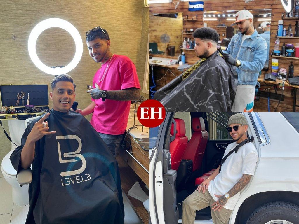 Anuar, el barbero sampedrano de Grupo Firme y otros famosos en EEUU