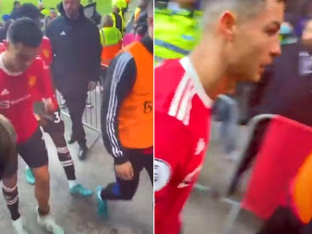 Cristiano en medio de polémica tras tirar celular de niño autista