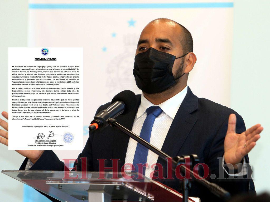 ¿El movimiento LGBTQ+  desfilará el 15 de septiembre? Esto dice el ministro de Educación