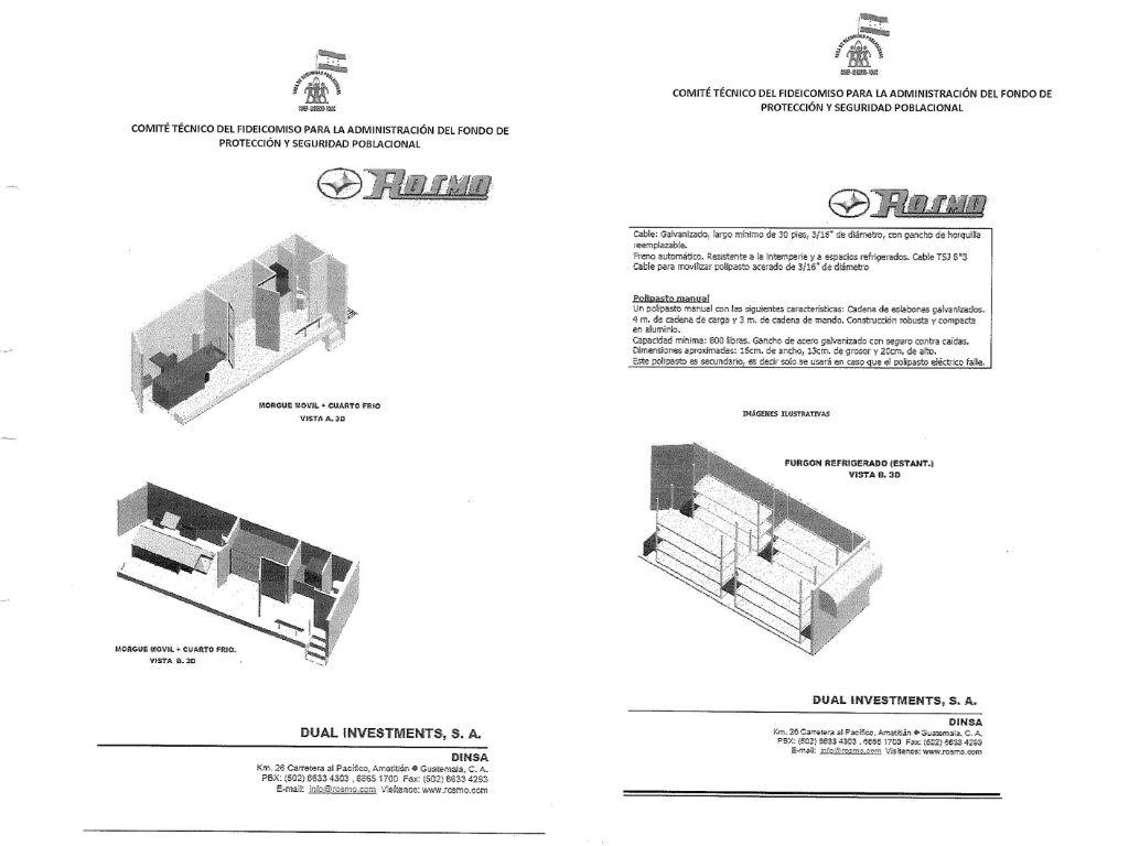 $!Los camiones fueron modificados bajo estos diseños para ser utilizados como morgues móviles.