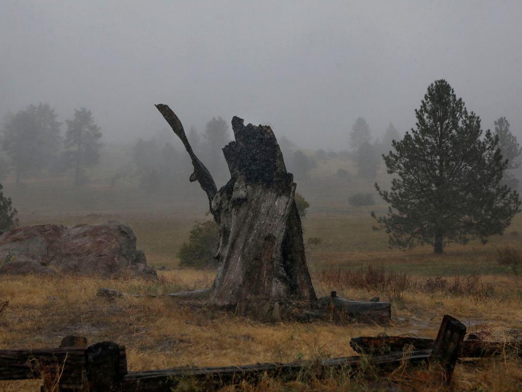 Peligro de deslaves y diluvios en una California arrasada por el fuego