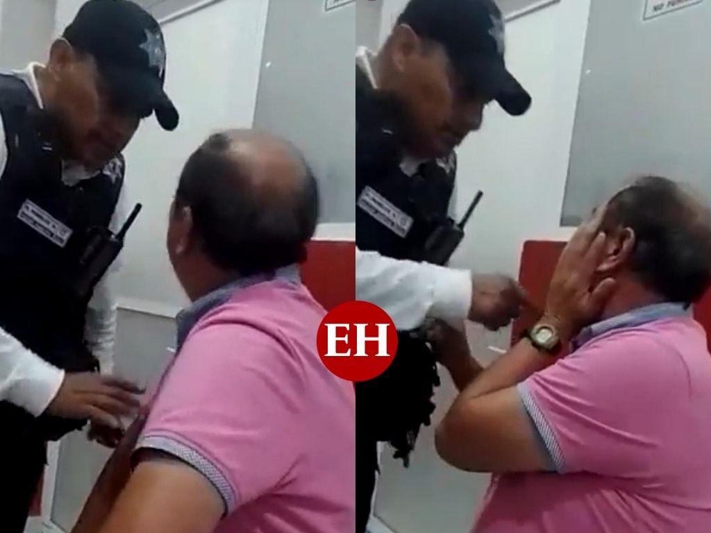 Policía y detenido se van a las cachetadas en comisaría; las redes estallan