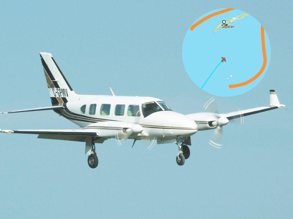 Fuerza Armada y Naval buscan aeronave que cayó cerca de Roatán