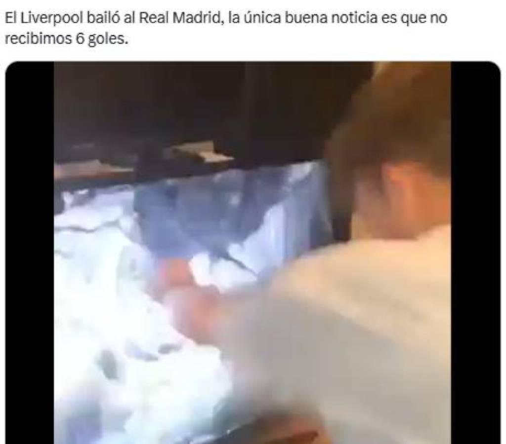 Vinicius y aficionados sufren: Los mejores memes que dejó el triunfo del Liverpool vs Real Madrid