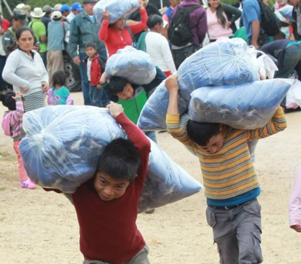 Alegría y esperanza en Nahuaterique tras jornada de solidaridad de EL HERALDO