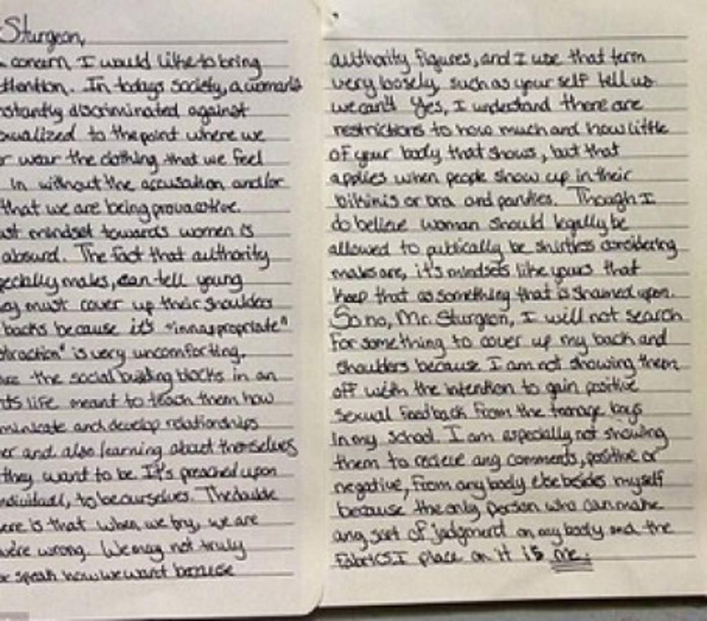 El 'vestido provocativo'