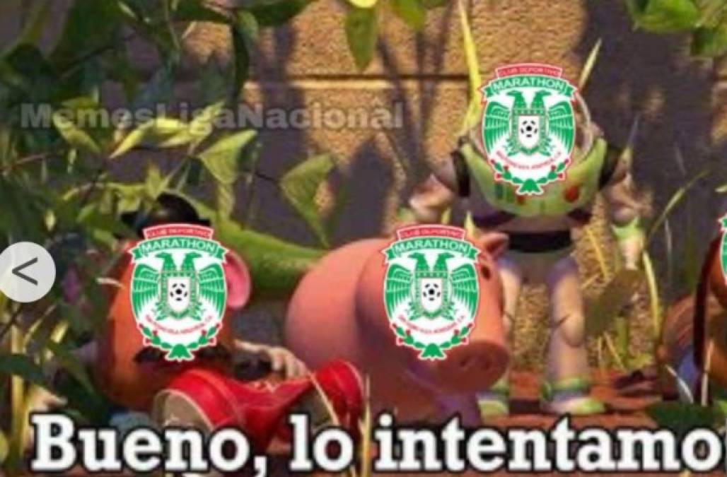 Con memes destrozan al Marathón por su derrota ante Olimpia