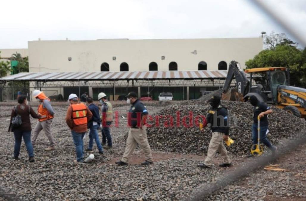 FOTOS: Así fue la inspección de la Atic en predios donde instalarán hospital móvil