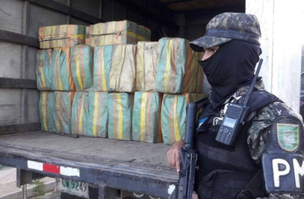 En imágenes, lo que se sabe sobre la droga incautada en Gualaco