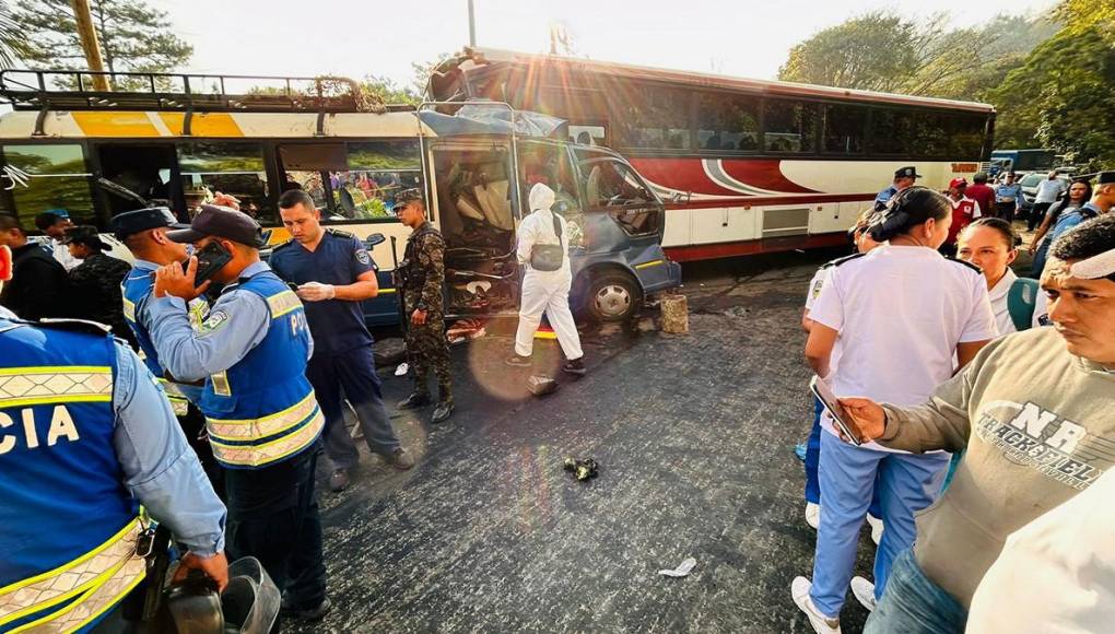 Luto en Copán: las dramáticas imágenes del accidente en San Juan de Opoa