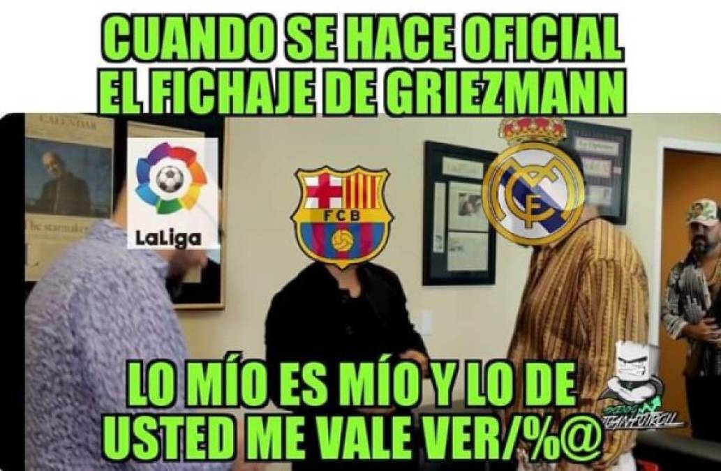 Con graciosos memes, usuarios destrozan a Griezmann tras confirmarse su fichaje al Barcelona