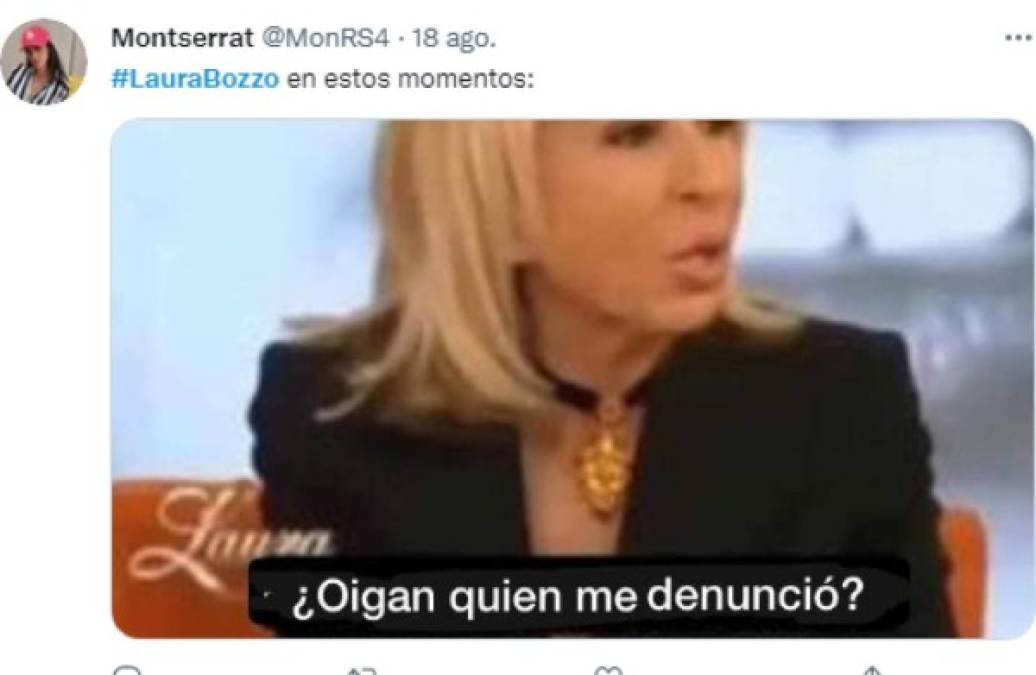 'SI la encuentro, la entrego gratis': Los memes de la orden de captura de Laura Bozzo