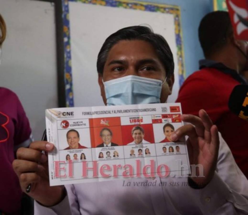 Así votaron los precandidatos a la presidencia de Honduras (FOTOS)