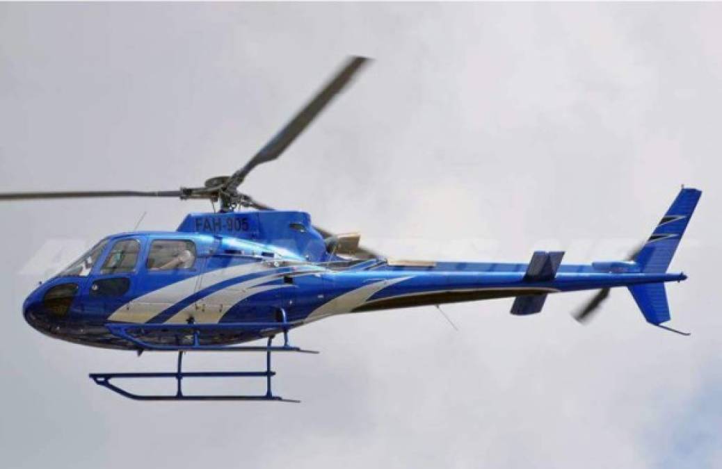 FOTOS: Así es el helicóptero en el que viajaba Hilda Hernández