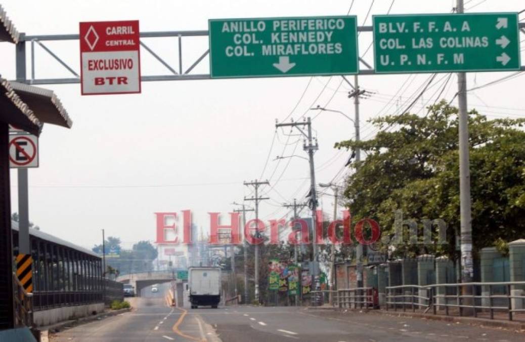 FOTOS: Tegucigalpa luce vacía y sin comercio debido al Covid-19