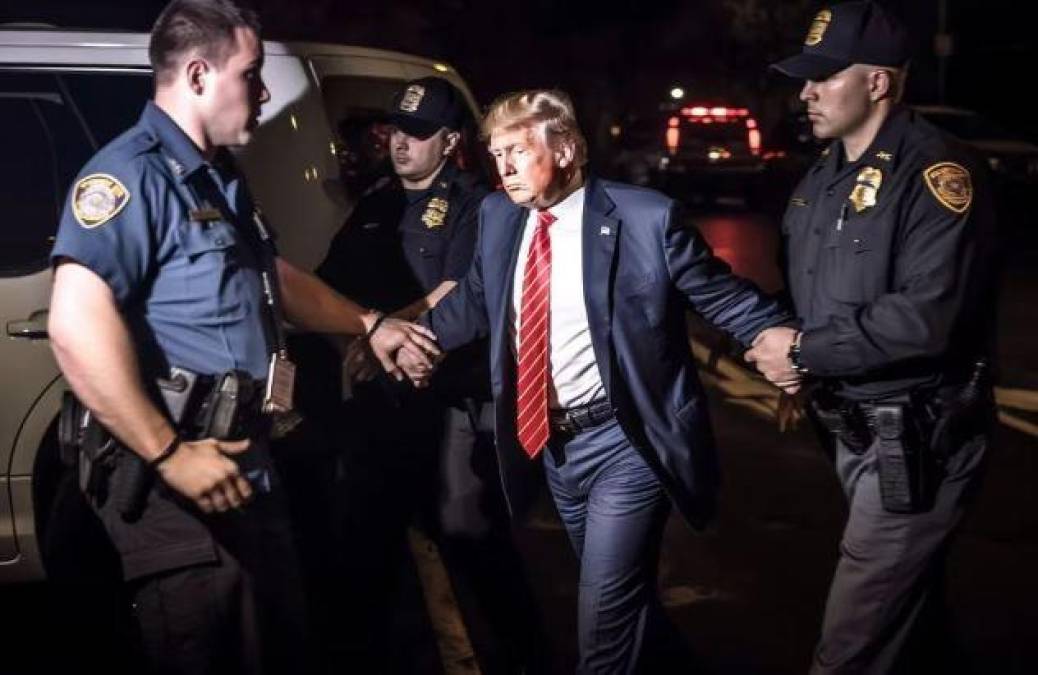 Las imágenes del “falso arresto” a Trump creadas por Inteligencia Artificial