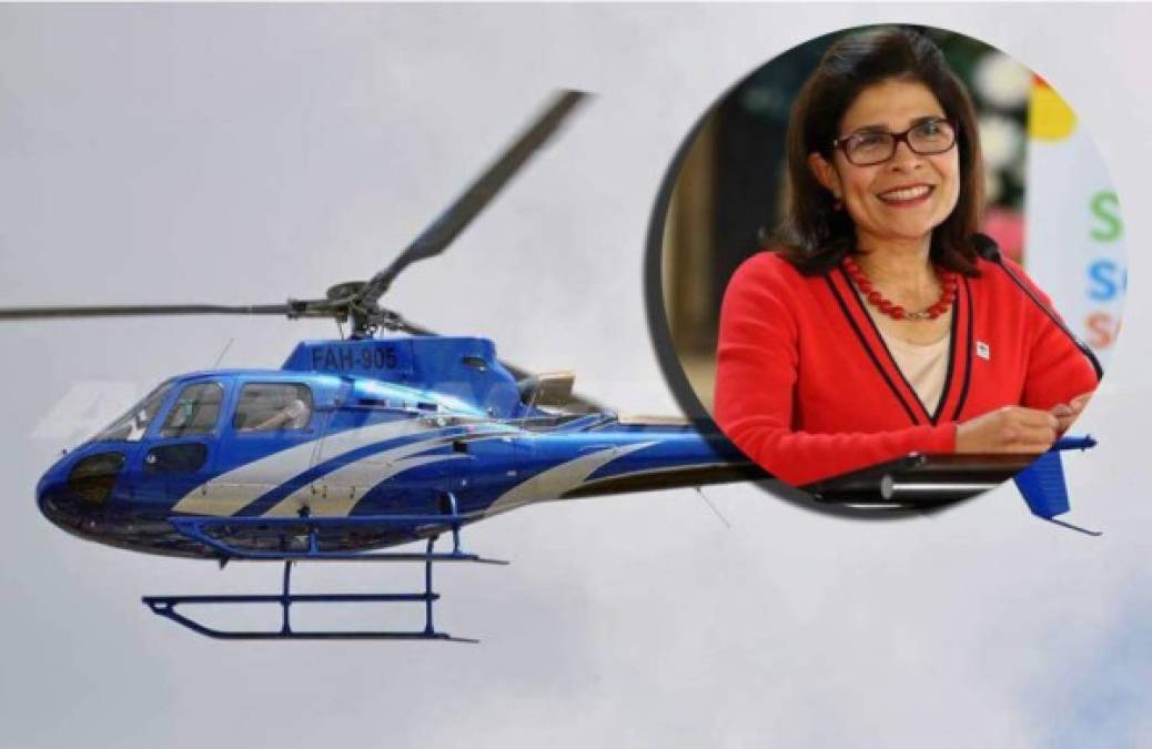 FOTOS: Así es el helicóptero en el que viajaba Hilda Hernández