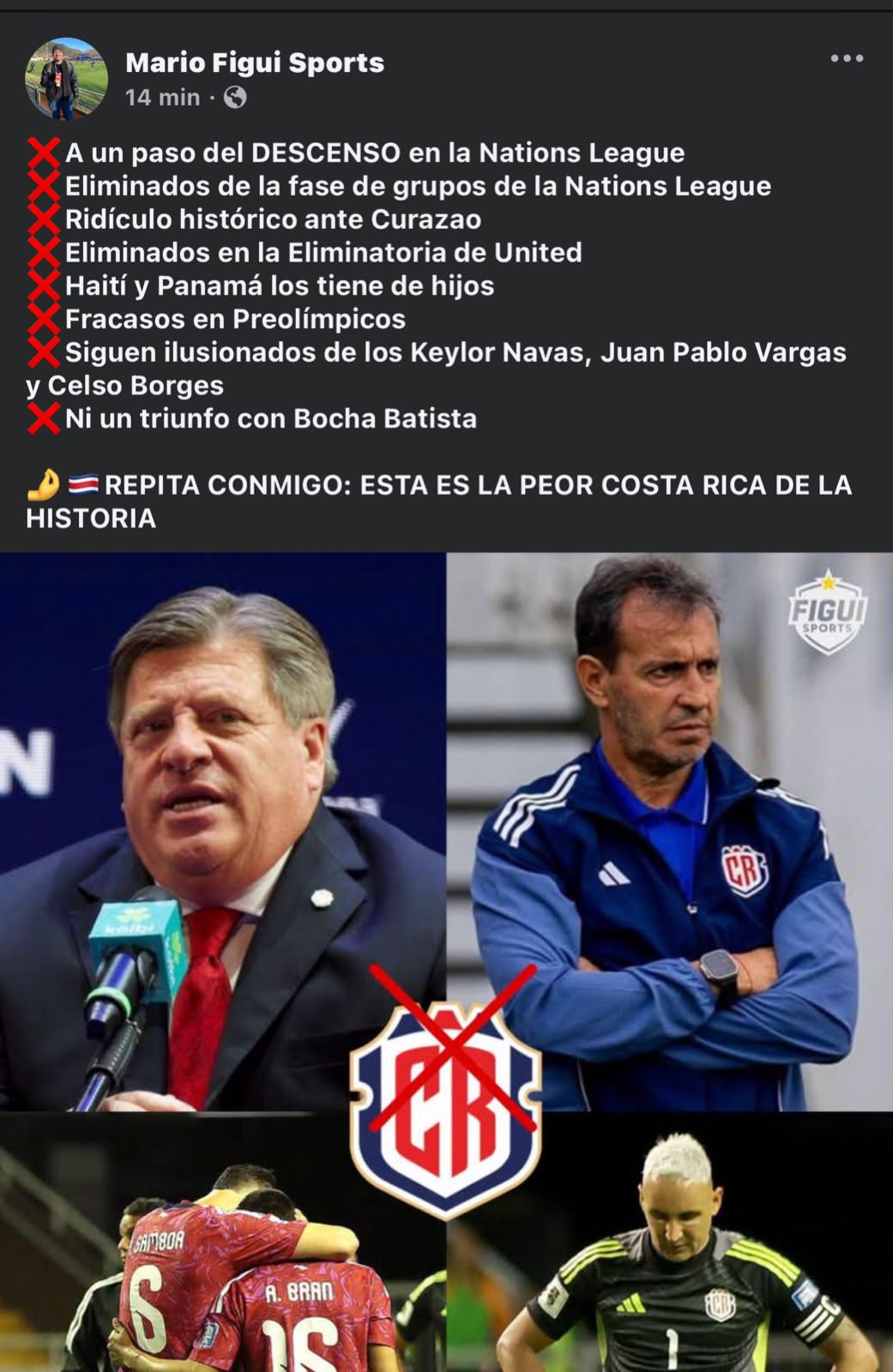Prensa explota tras eliminación de Costa Rica en Concacaf: Una mancha la peor de la historia