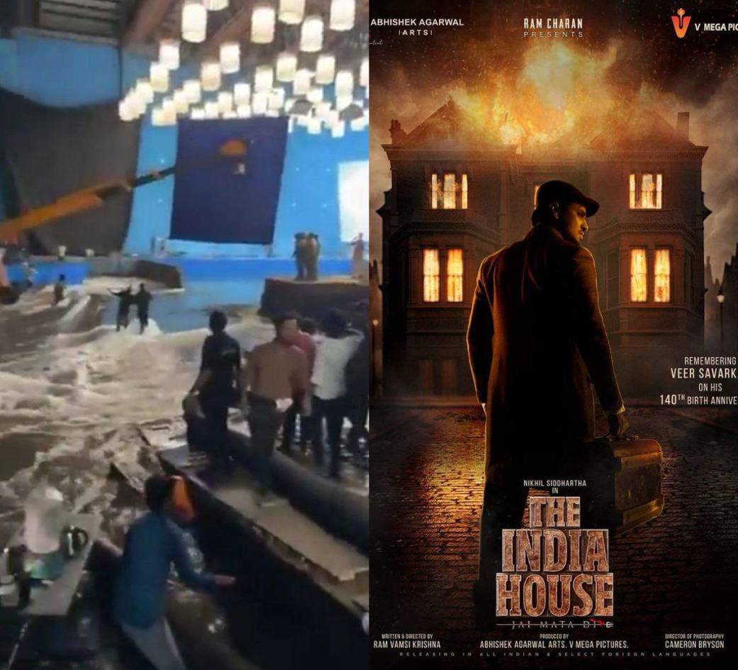 Estanque de agua estalla en un estudio de producción en la India