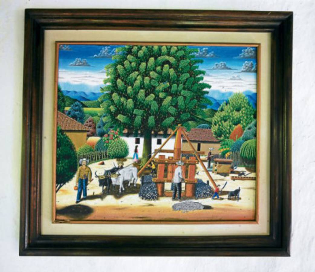 Un agricultor que plasma la belleza y color de la vida del campo