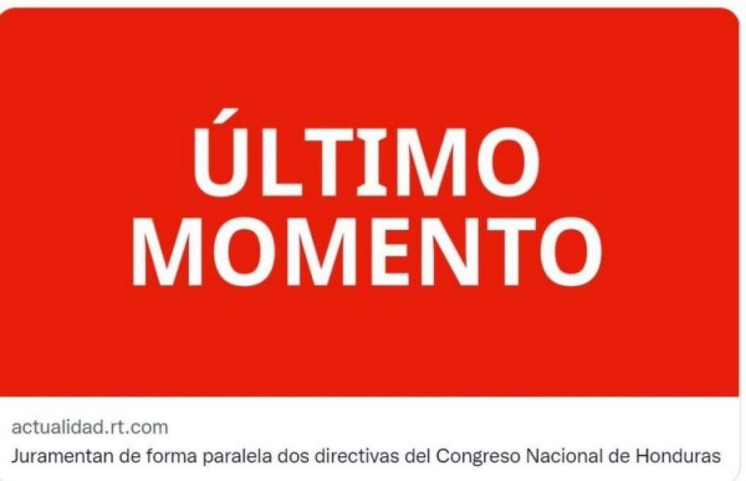 Medios internacionales destacan elección de junta directiva en el Congreso Nacional y otra paralela (FOTOS)