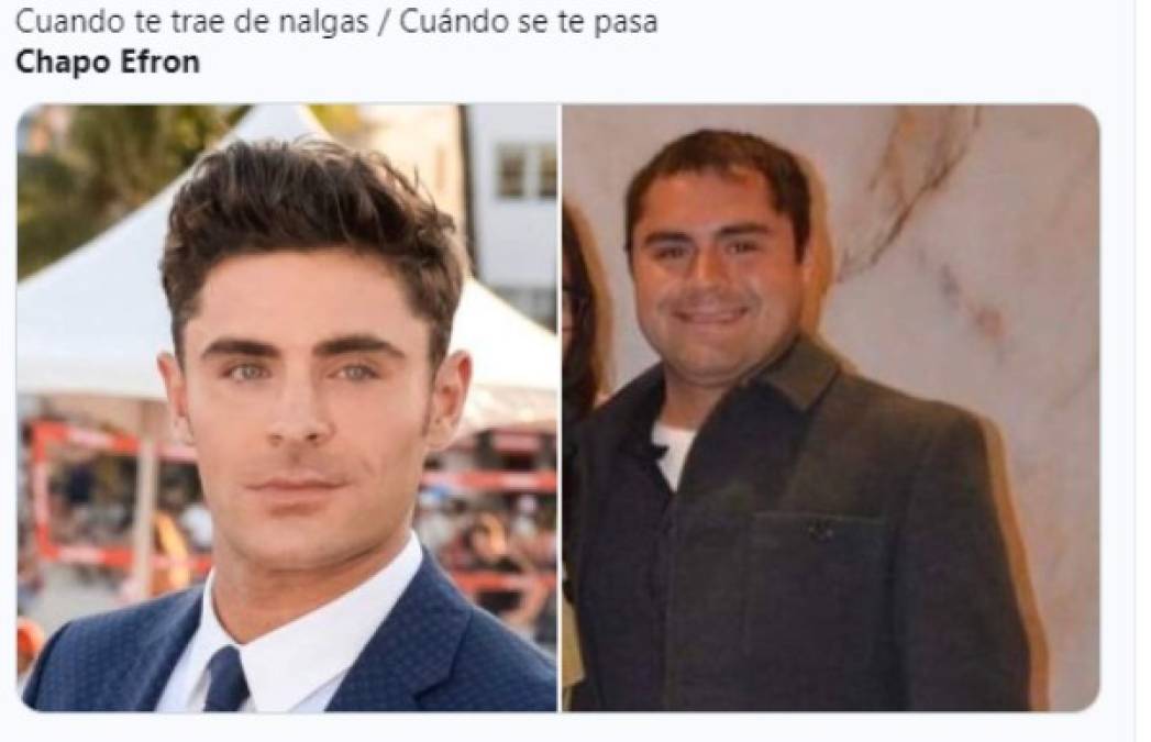 Los memes que dejó la foto de 'El Chapo Efron' en las redes sociales