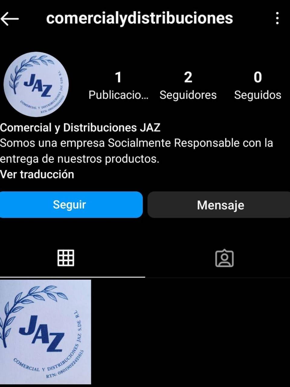 $!La papelería en Instagram tiene una publicación, un “me encanta” y dos seguidores, apenas empezó a funcionar en enero de este año.