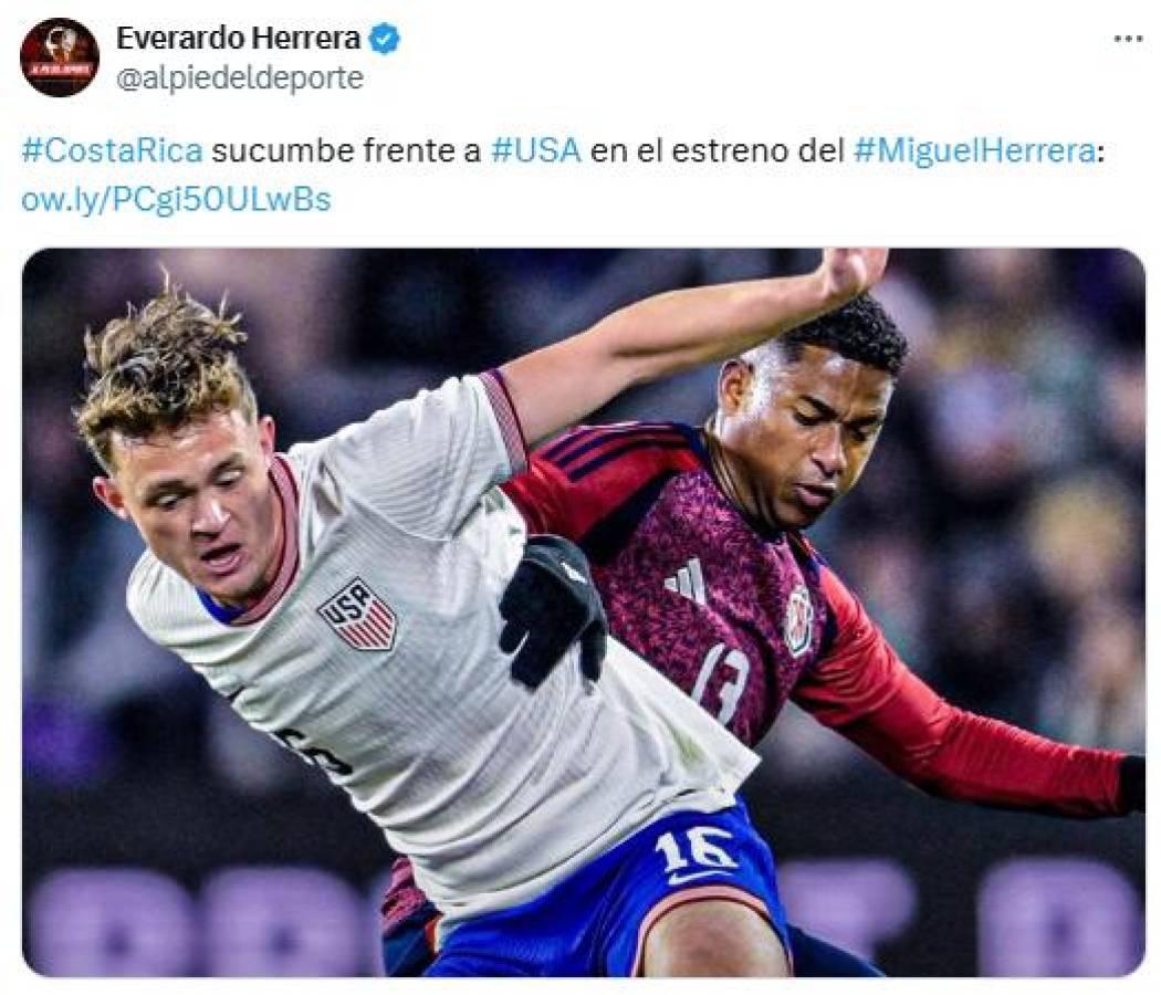 Miguel Herrera debuta con derrota en Costa Rica y esto dicen los medios