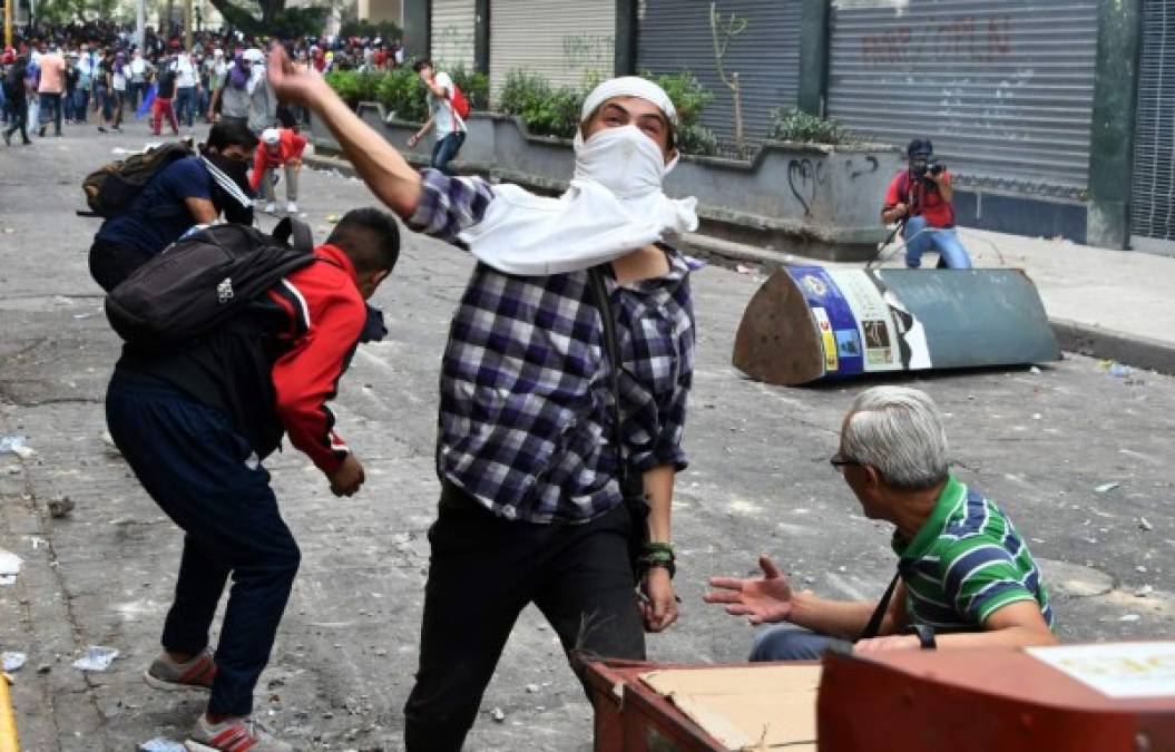 Las impactantes imágenes de la jornada de protestas en Honduras