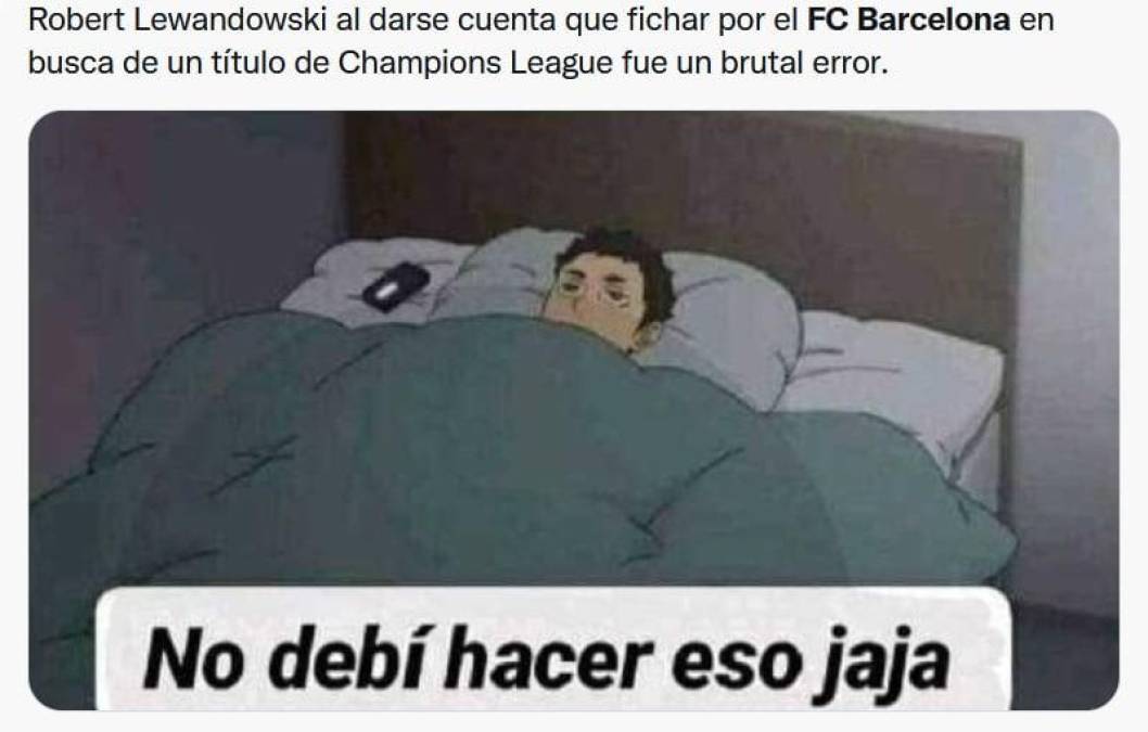 Champions League: Los memes del segundo fracaso de Xavi con el Barcelona