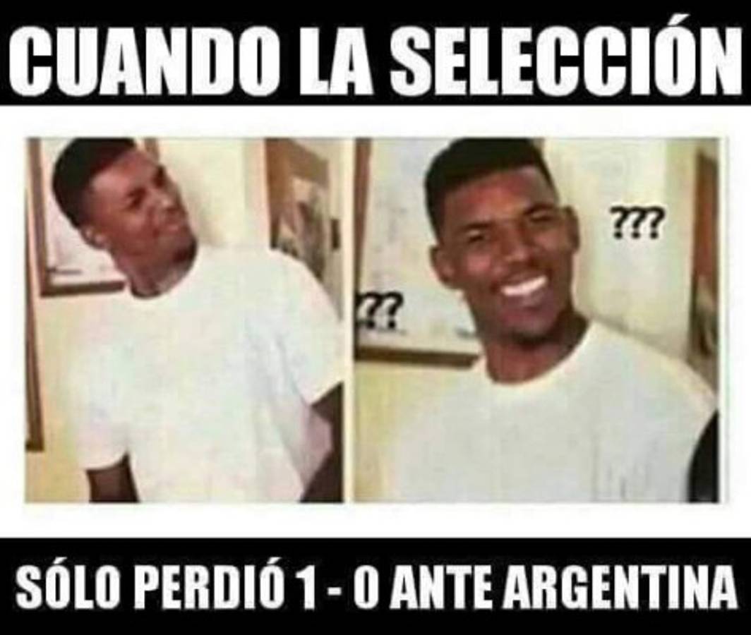 Los divertidos memes del partido entre Honduras y Argentina