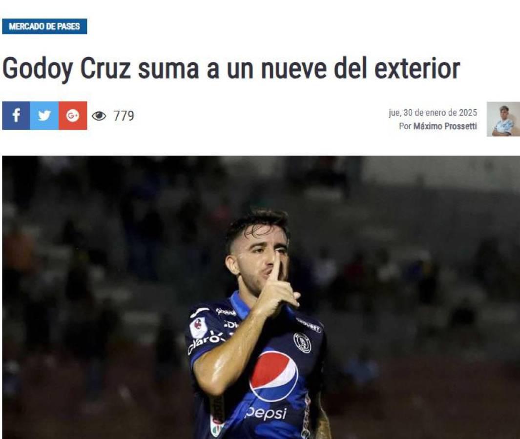 Lo que dicen periodistas y medios argentinos tras fichaje de Agustín Auzmendi por Godoy Cruz