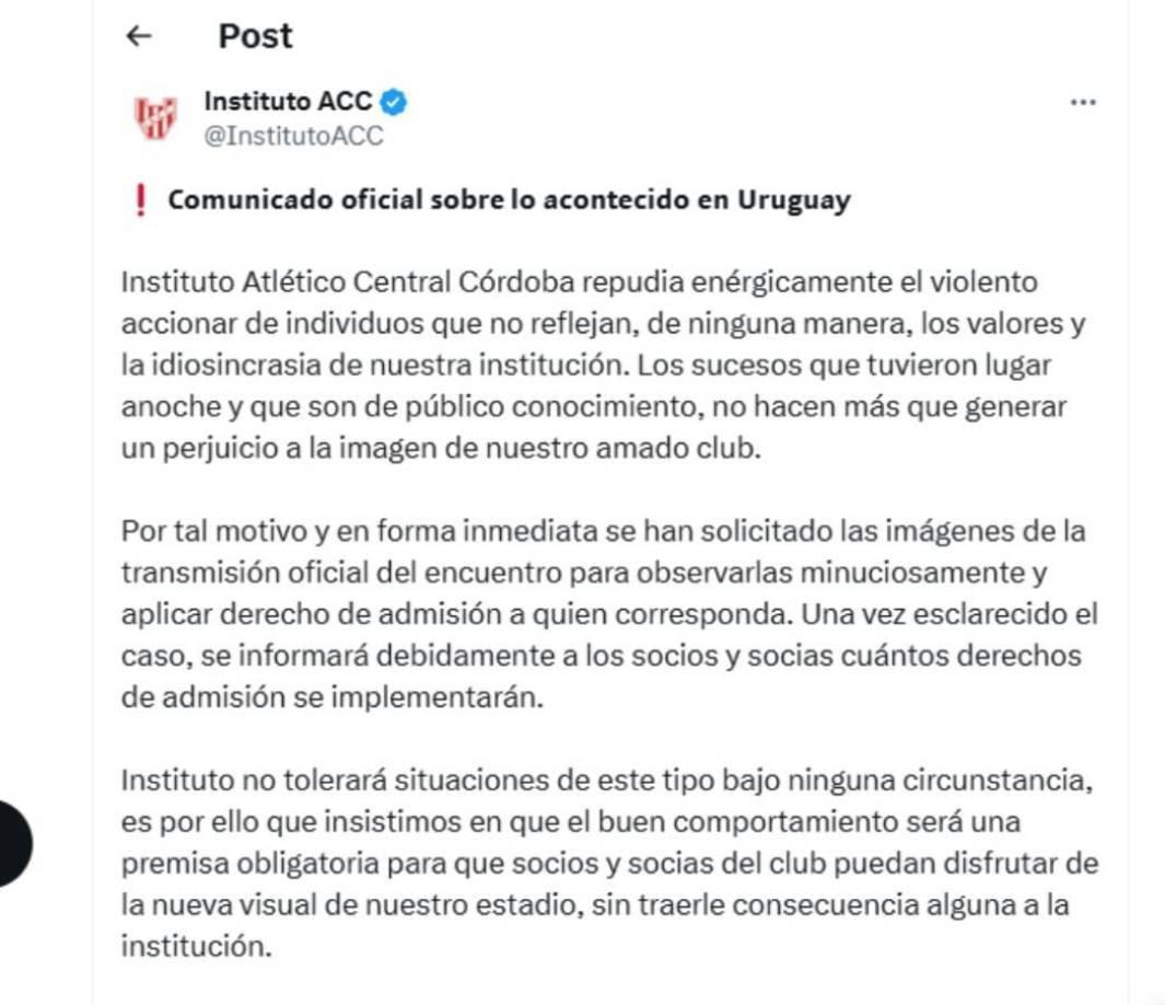 Aficionados le roban todo a jugadores del Instituto, equipo de Pedro Troglio