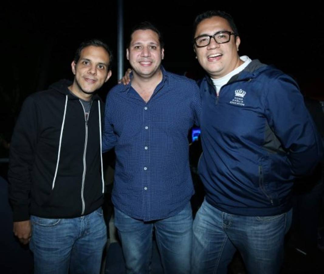 Fernando Varela, David Velásquez y Belisario Romero.