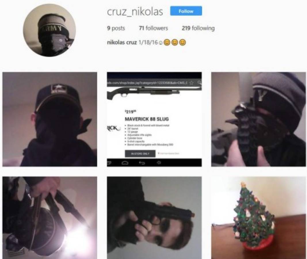 Agresor del tiroteo en escuela de Parkland, Florida fue identificado como Nicolás Cruz