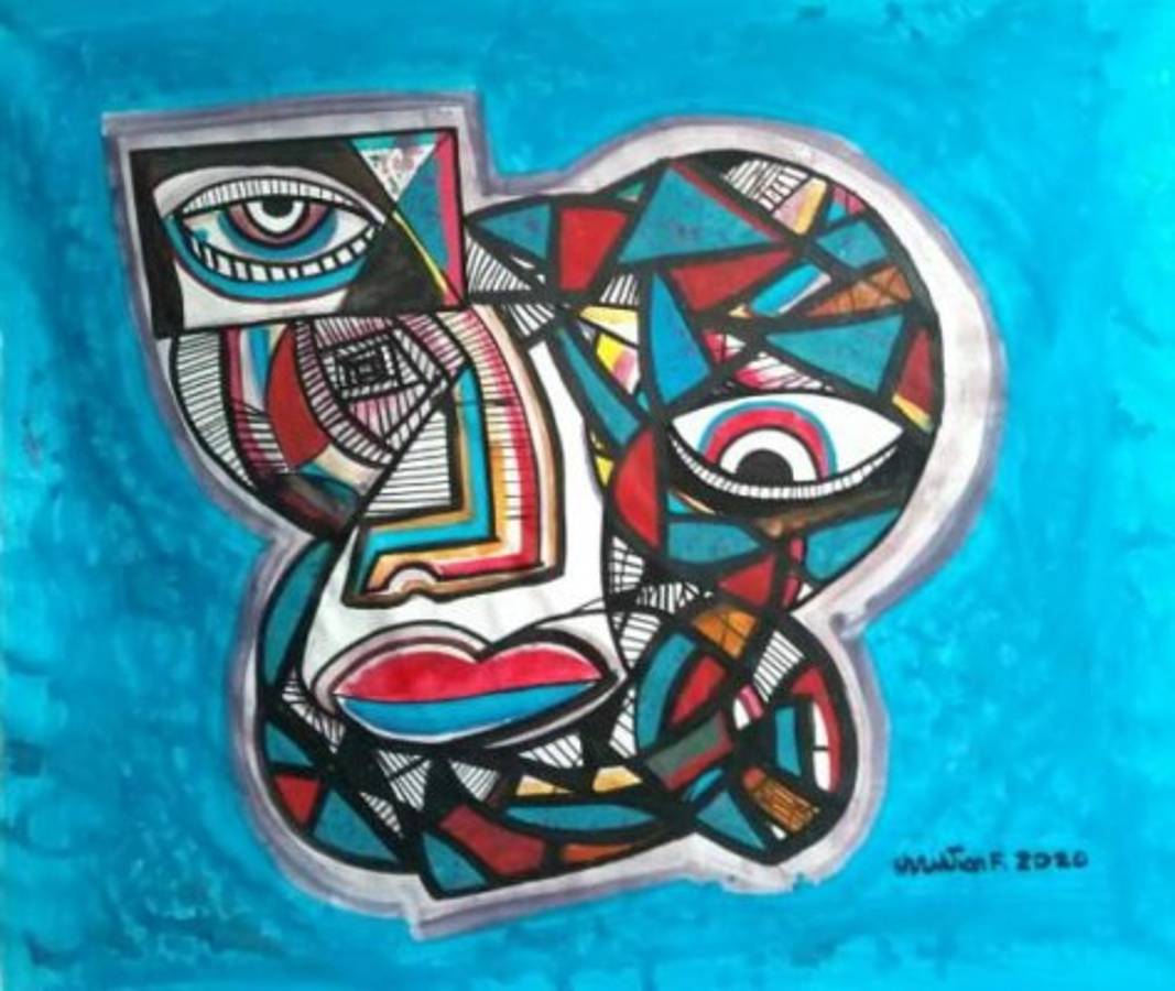 La personalidad expuesta como un rompecabezas “evocando a un cubo rubik”.