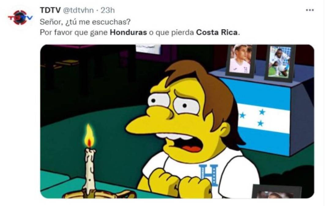 Honduras no pasa del empate con Costa Rica... y los memes no perdonan