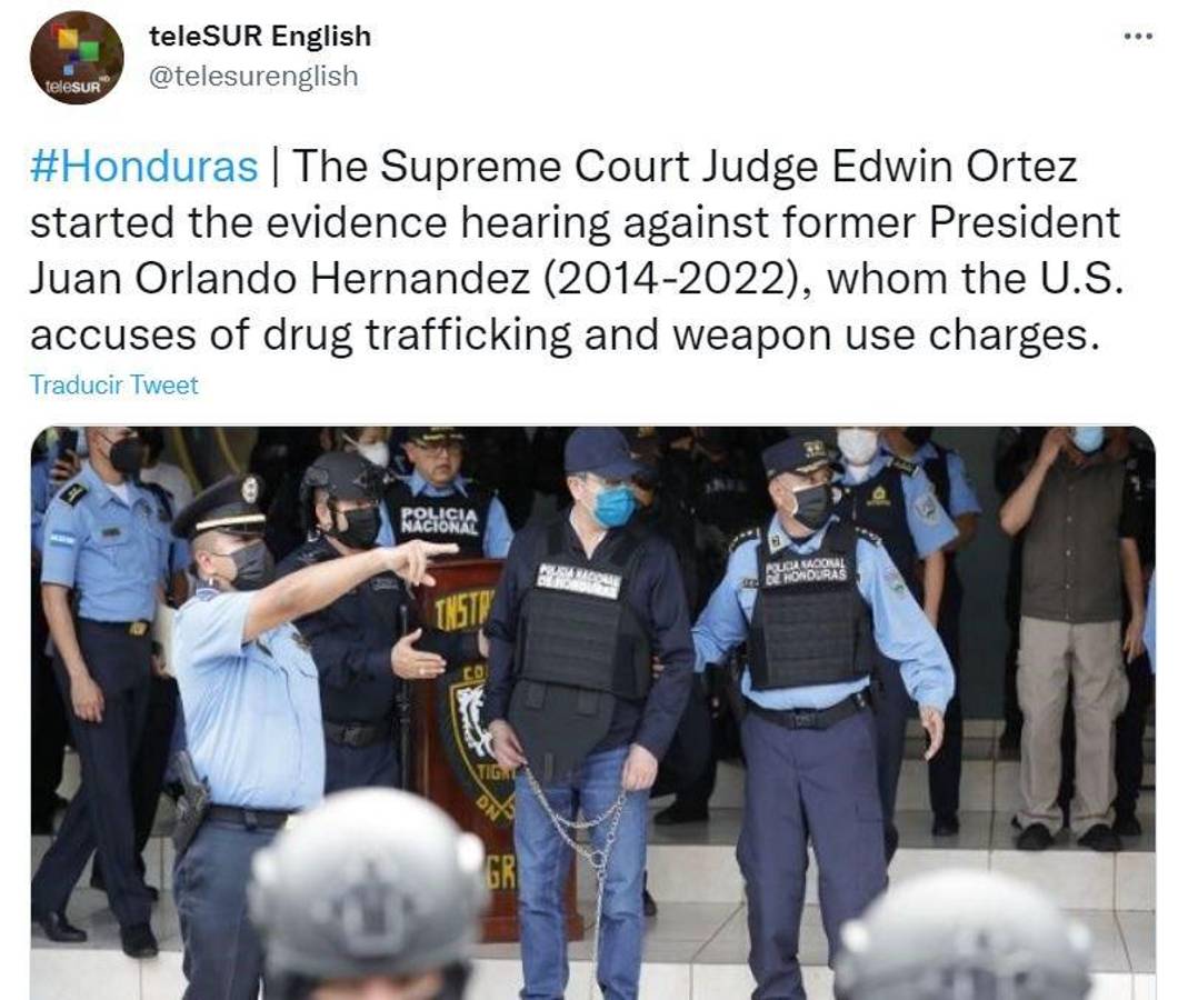 Así informan medios internacionales luz verde a extradición de Juan Orlando Hernández