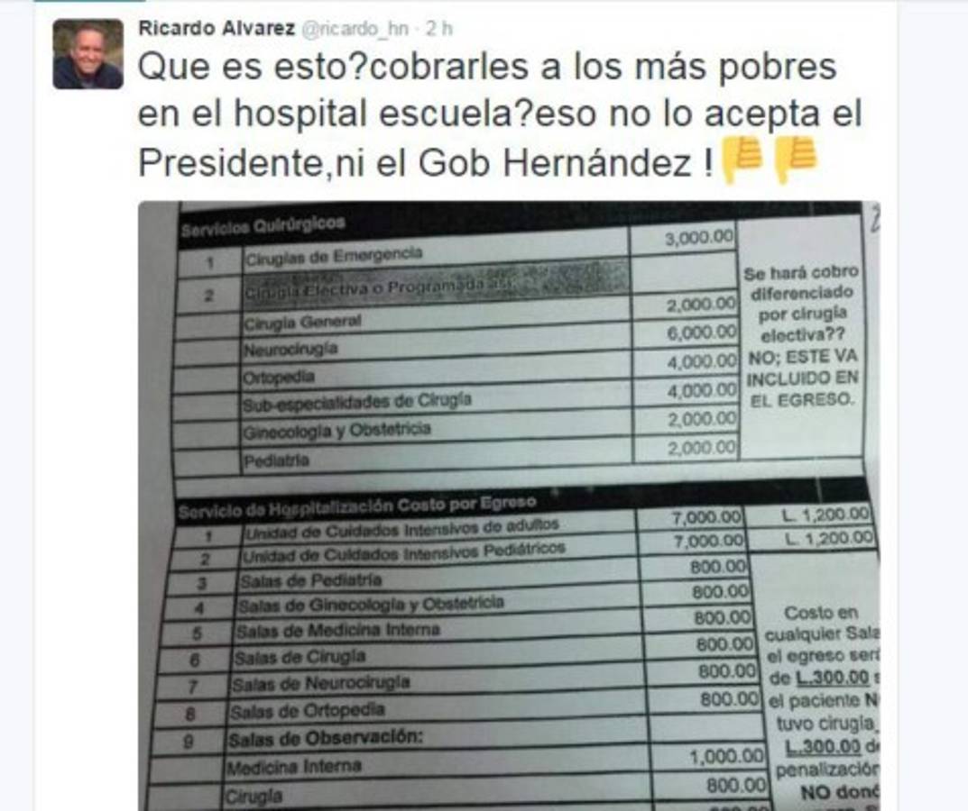 Confrontación entre Julieta Castellanos y Ricardo Álvarez por alza en cobros del HEU