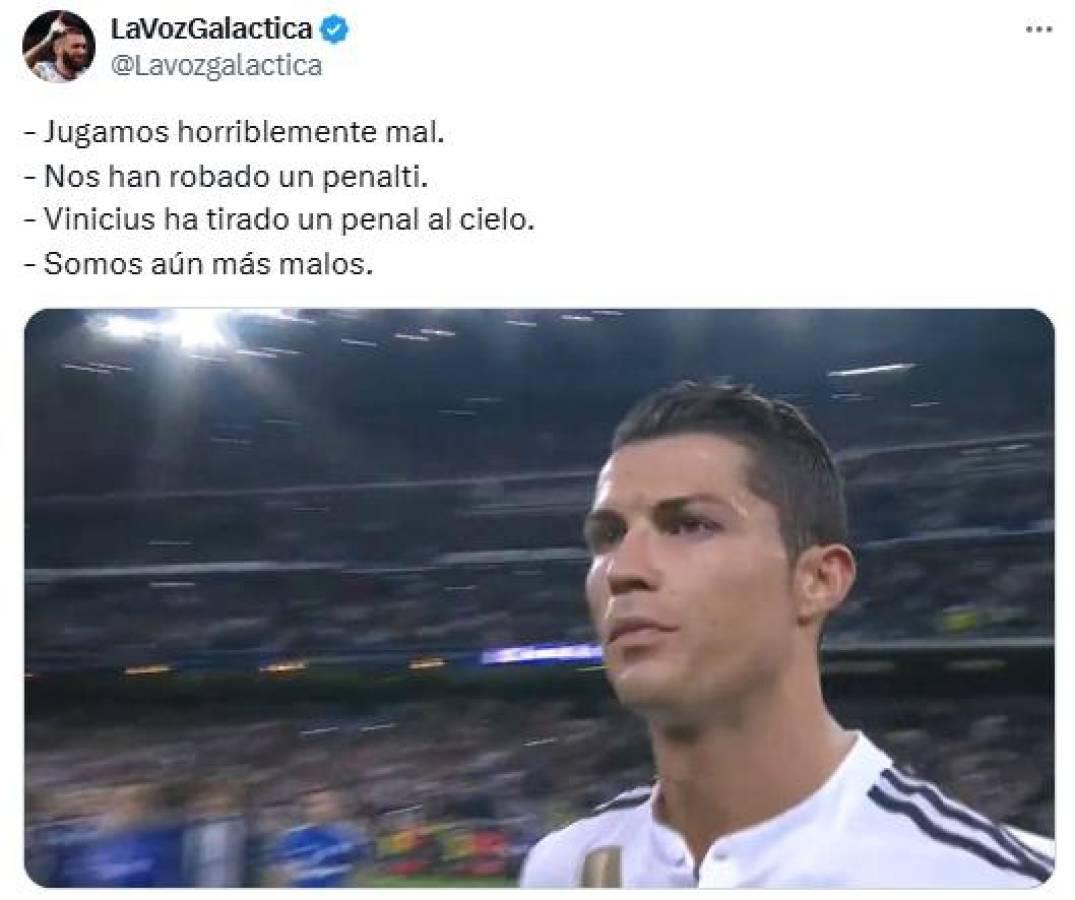 Los divertidos memes que dejó fallo de penal de Vinicius con Real Madrid ante el Atlético