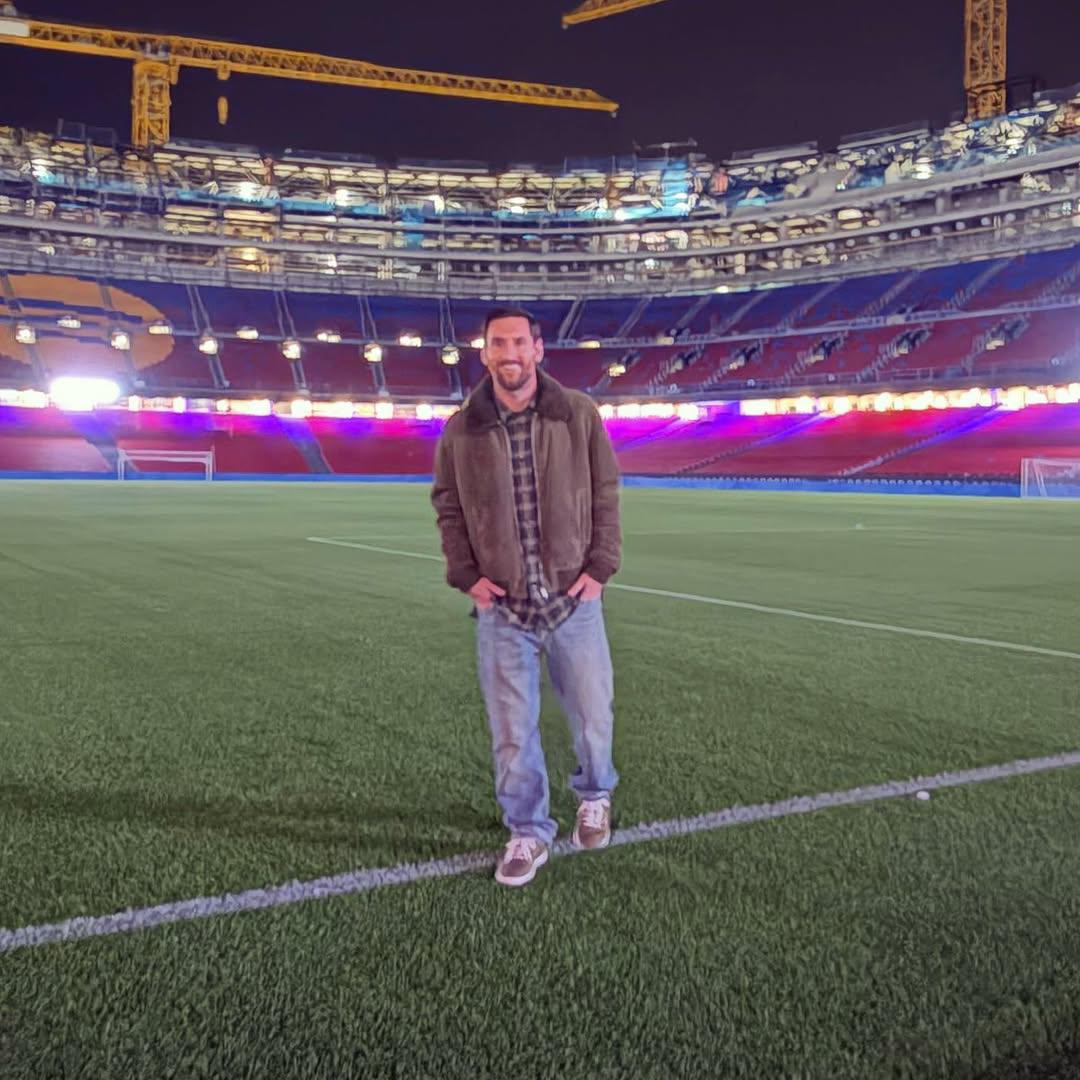 Messi sorprende a Barcelona: ¿Qué hacía en el Spotify Camp Nou?