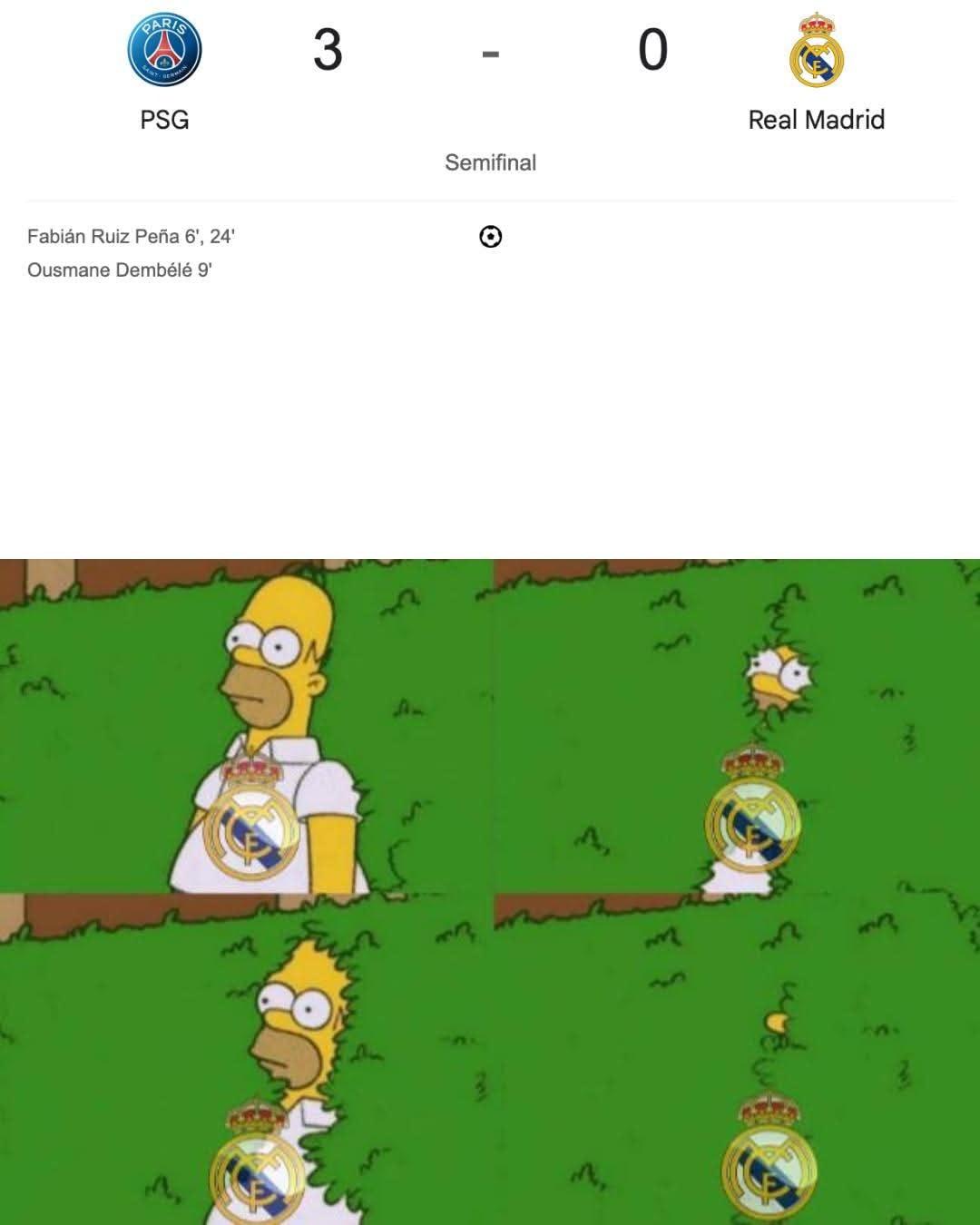 Divertidos memes despedazan a Real Madrid tras ser eliminado por PSG en el Mundial de Clubes
