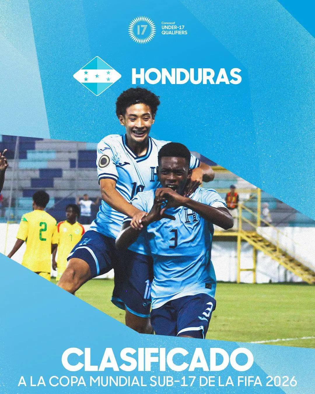 Selecciones ya clasificadas al Mundial Sub-17 en Qatar: Honduras ya lo logró